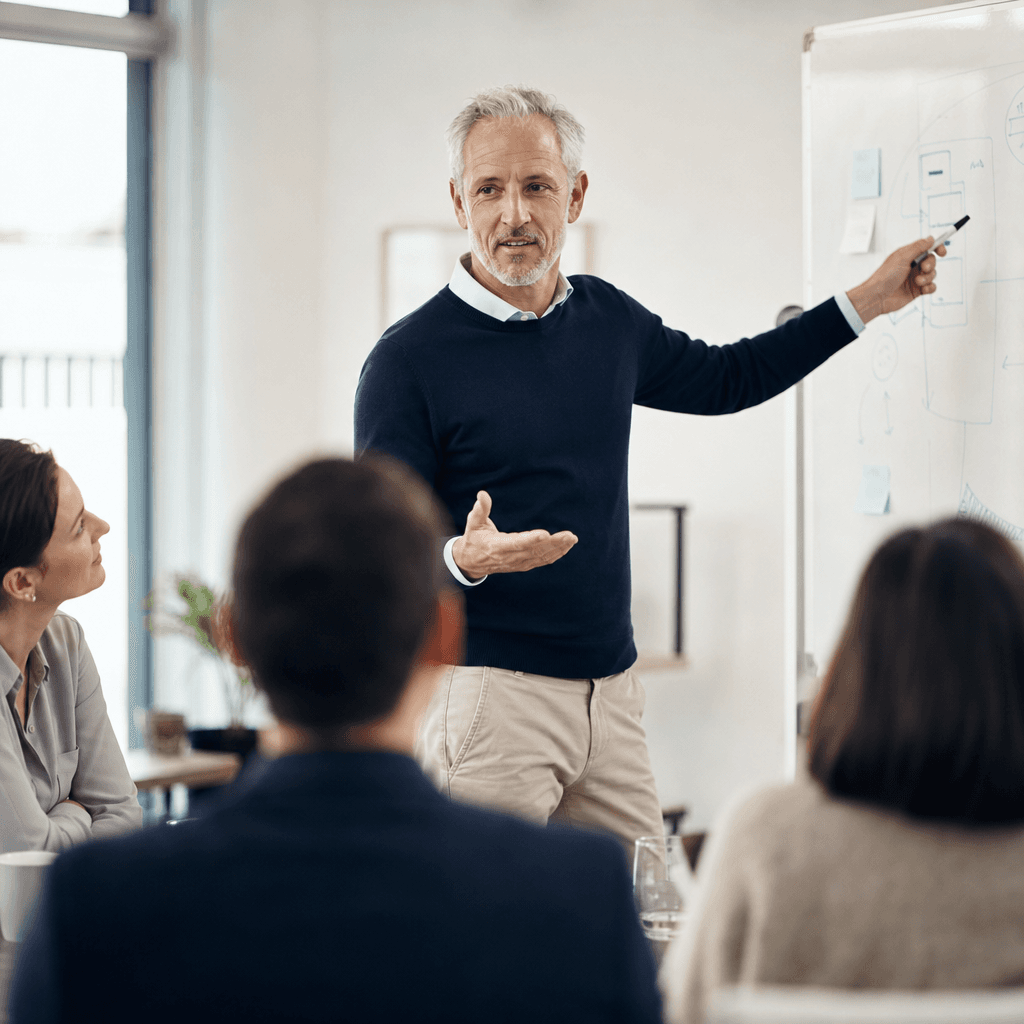 A Soma AI Co advisor leading a client working session